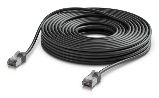 Ubiquiti UACC-Cable-Patch-Outdoor-C6A-15M-BK networking cable Black Cat6a F/UTP (FTP)