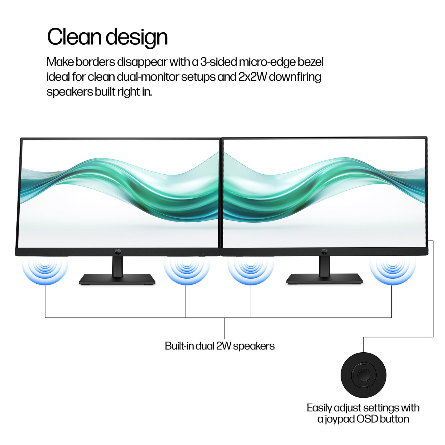 HP Series 3 Pro 21.5 inch FHD Monitor 322ph