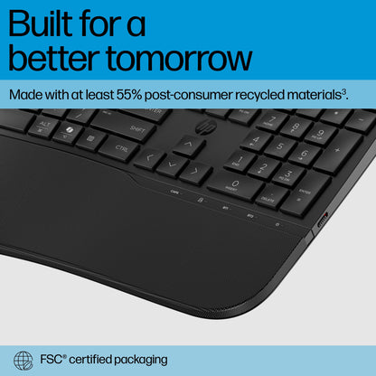 HP 685 Comfort Dual-Mode Keyboard, QWERTY