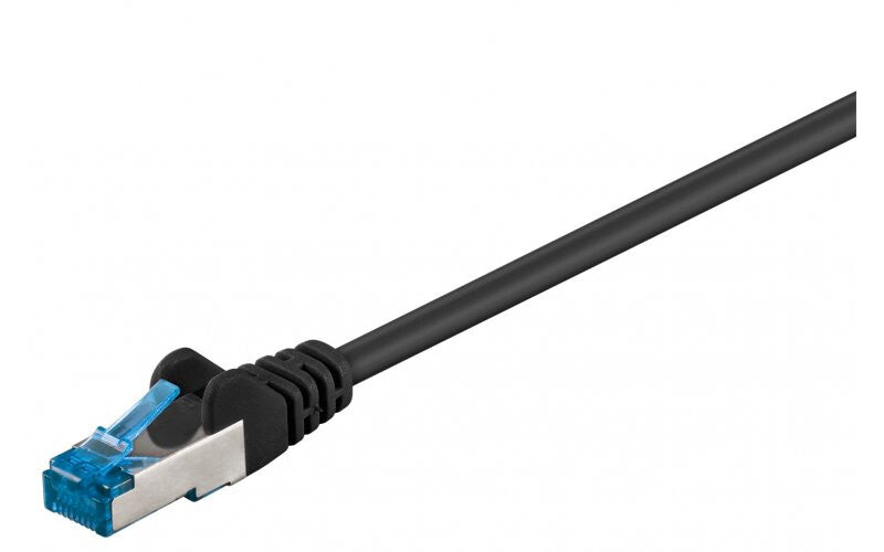 Mercodan 510811 networking cable Black 1 m Cat6a SF/UTP (S-FTP)