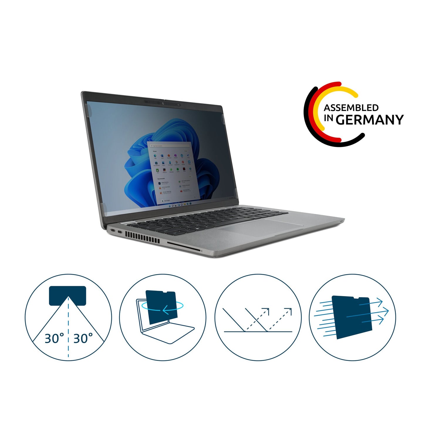 Kensington 2-way Removable Privacy Screen Filter for 16" Laptops 16:9