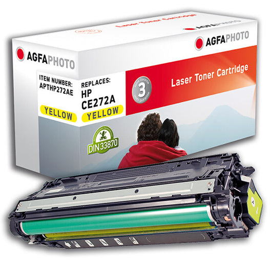 AgfaPhoto CE272A toner cartridge 1 pc(s) Yellow