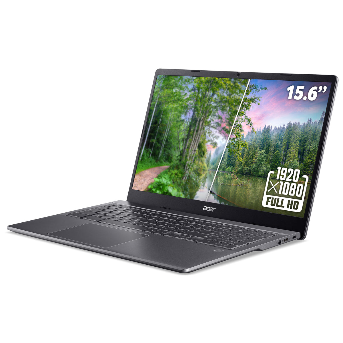 Acer Chromebook Plus 515 (CBE595-2) - Intel Core 5, 16GB RAM, 256GB SSD, 15.6" Full HD display, Chrome OS