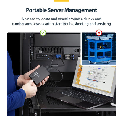 StarTech.com USB Crash Cart Adapter with File Transfer & Video Capture