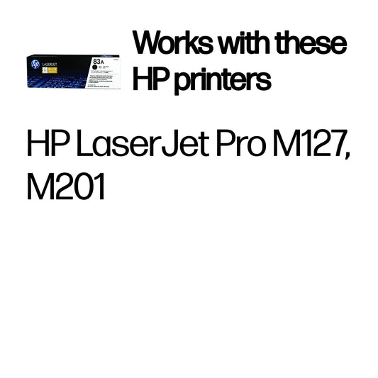 HP 83A Black Original LaserJet Toner Cartridge