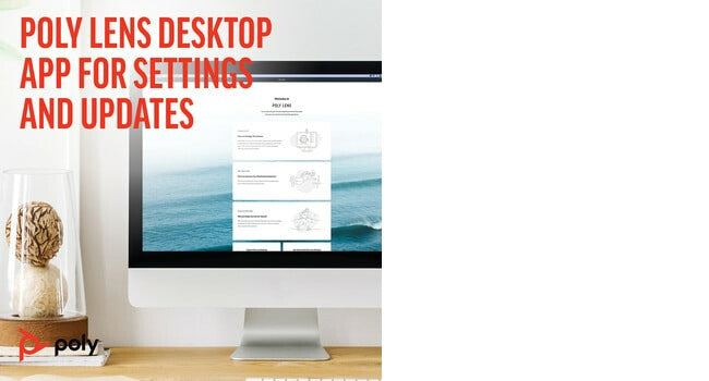 POLY Sync 40+ Microsoft Teams Certified USB-A USB-C Speakerphone +BT700 USB-A Adapter