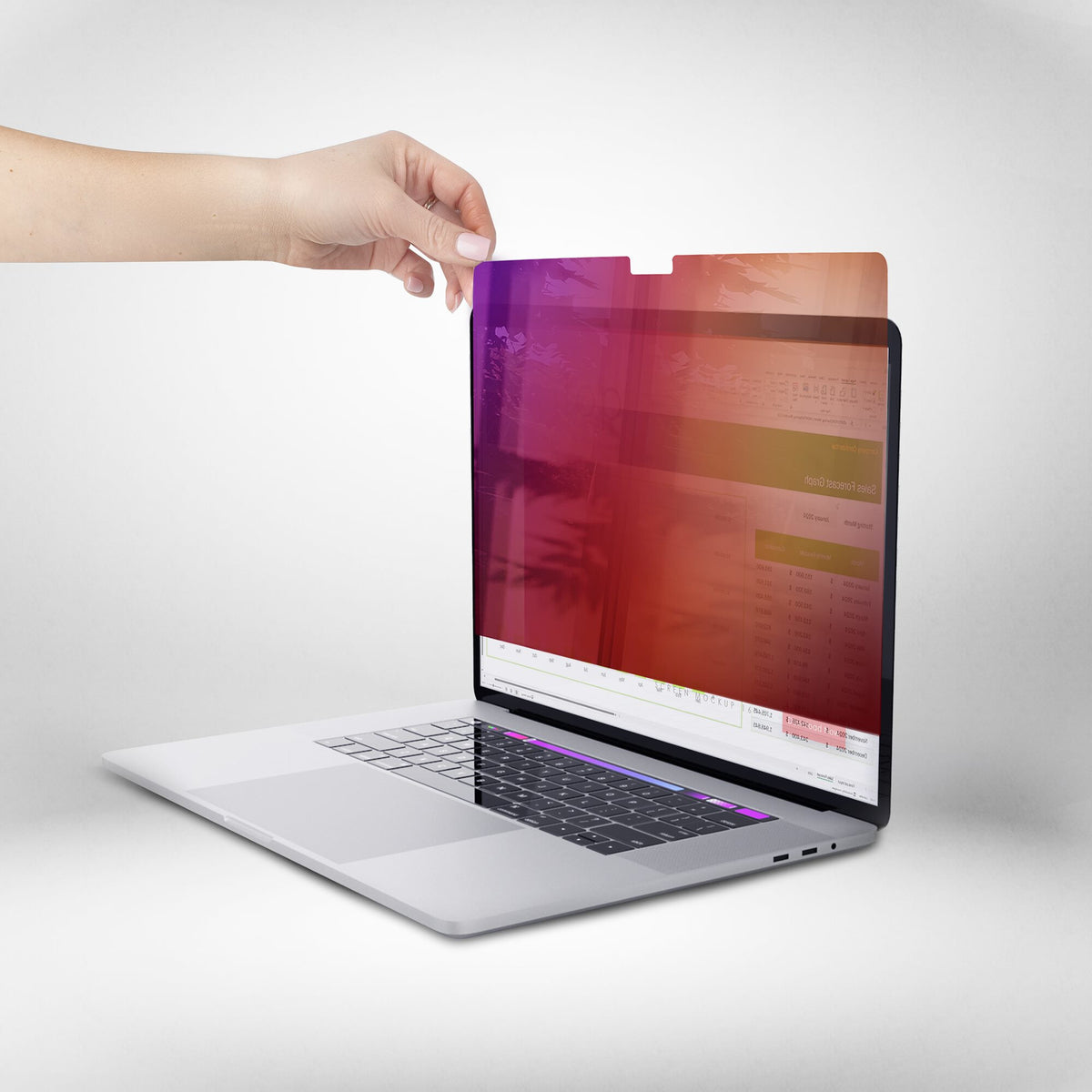 StarTech.com 14-inch MacBook Pro M1 M2 M3 M4 Laptop Privacy Screen, Blue Light Screen Protector, Double-Sided Anti-Glare Matte or Glossy Gold, Laptop Privacy Filter