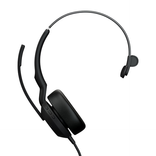 Jabra Evolve2 50 - USB-A UC Mono headset, Head-band, Wired connection, Boom microphone, Office/Call center