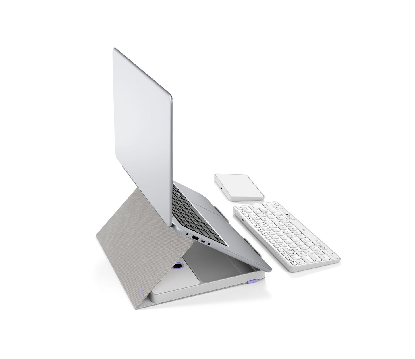 Logitech 920-011241 mobile device keyboard QWERTY UK English Bluetooth Grey, Violet, White