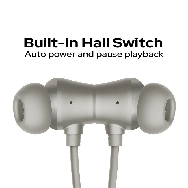 Verbatim TruSound ANC Neckband Earbuds Grey