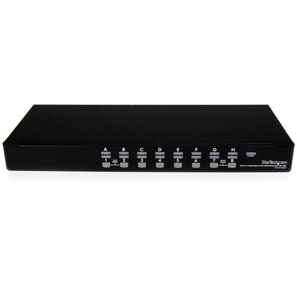 StarTech.com 16 Port 1U Rackmount USB KVM Switch Kit with OSD and Cables