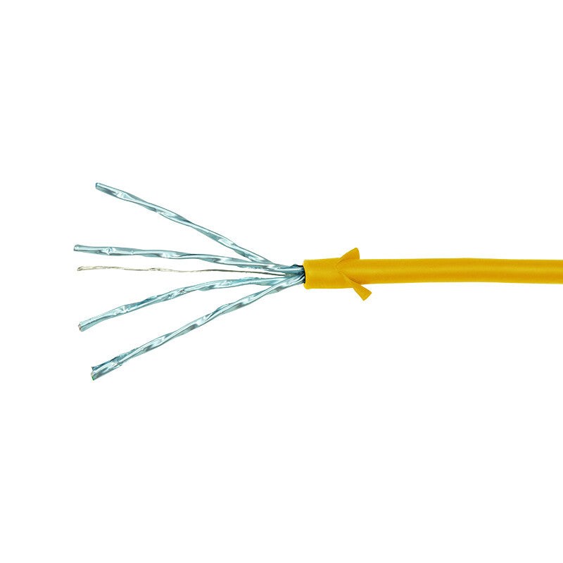 LogiLink CQ9037S networking cable Yellow 1 m Cat6a S/FTP (S-STP)