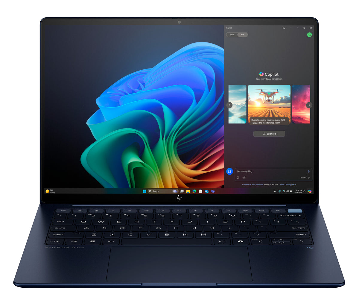 HP EliteBook Ultra G1i 14-inch 2.8K laptop