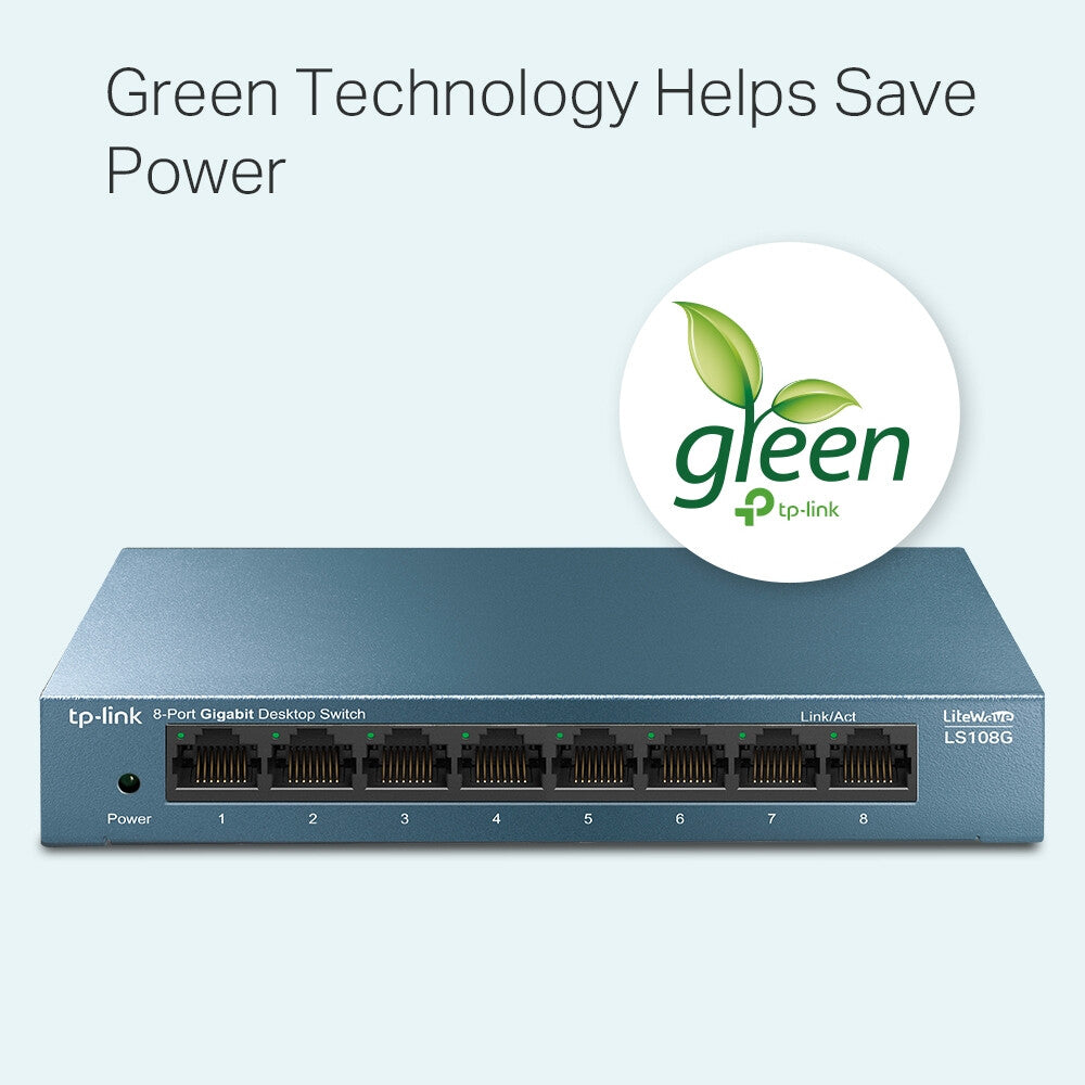 TP-Link 8-Port 10/100/1000Mbps Desktop Network Switch