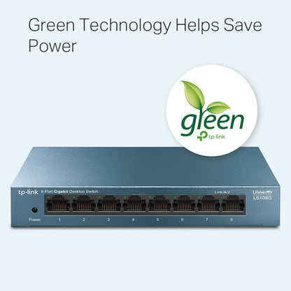 TP-Link 8-Port 10/100/1000Mbps Desktop Network Switch