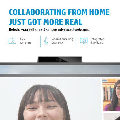 HP E27m G4 QHD USB-C Conferencing Monitor computer monitor 68.6 cm (27") 2560 x 1440 pixels Quad HD LCD Black, Silver