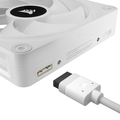 Corsair iCUE LINK QX120 RGB Computer case Fan 12 cm White 3 pc(s)