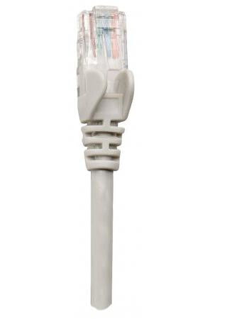 Intellinet Network Patch Cable, Cat6A, 50m, Grey, Copper, S/FTP, LSOH / LSZH, PVC, RJ45, Gold Plated Contacts, Snagless, Booted, Lifetime Warranty