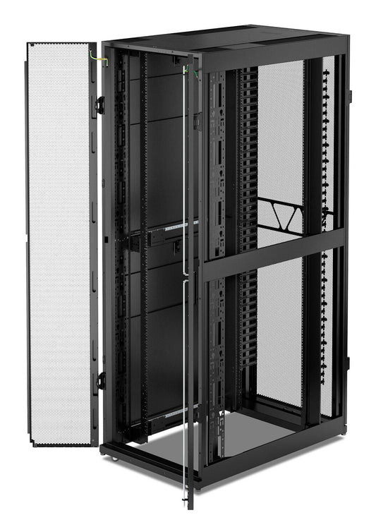 APC NetShelter SX, Networking Rack Enclosure, 48U, 2258H x 750W x 1200D mm, with Sides, Black