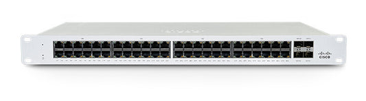 Cisco Meraki MS130-48P network switch Managed L2 Gigabit Ethernet (10/100/1000) Power over Ethernet (PoE) 1U White