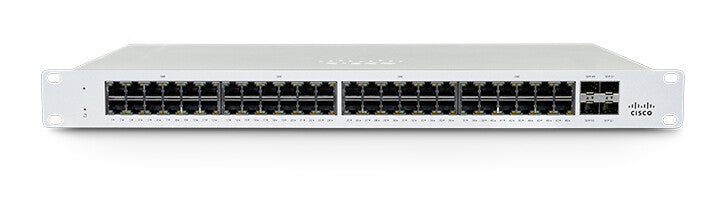 Cisco Meraki MS130-48X network switch Managed L2 Gigabit Ethernet (10/100/1000) Power over Ethernet (PoE) 1U White
