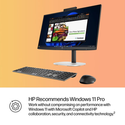 HP ProStudio 4 All-in-One G1i 23.8 inch Desktop AI PC Intel Core Ultra 5 60.5 cm (23.8") 1920 x 1080 pixels 24 GB DDR5-SDRAM Windows 11 Pro Wi-Fi 6E (802.11ax)