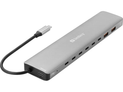 Sandberg USB-C to 8 x USB-C + 2xUSB-A 100W