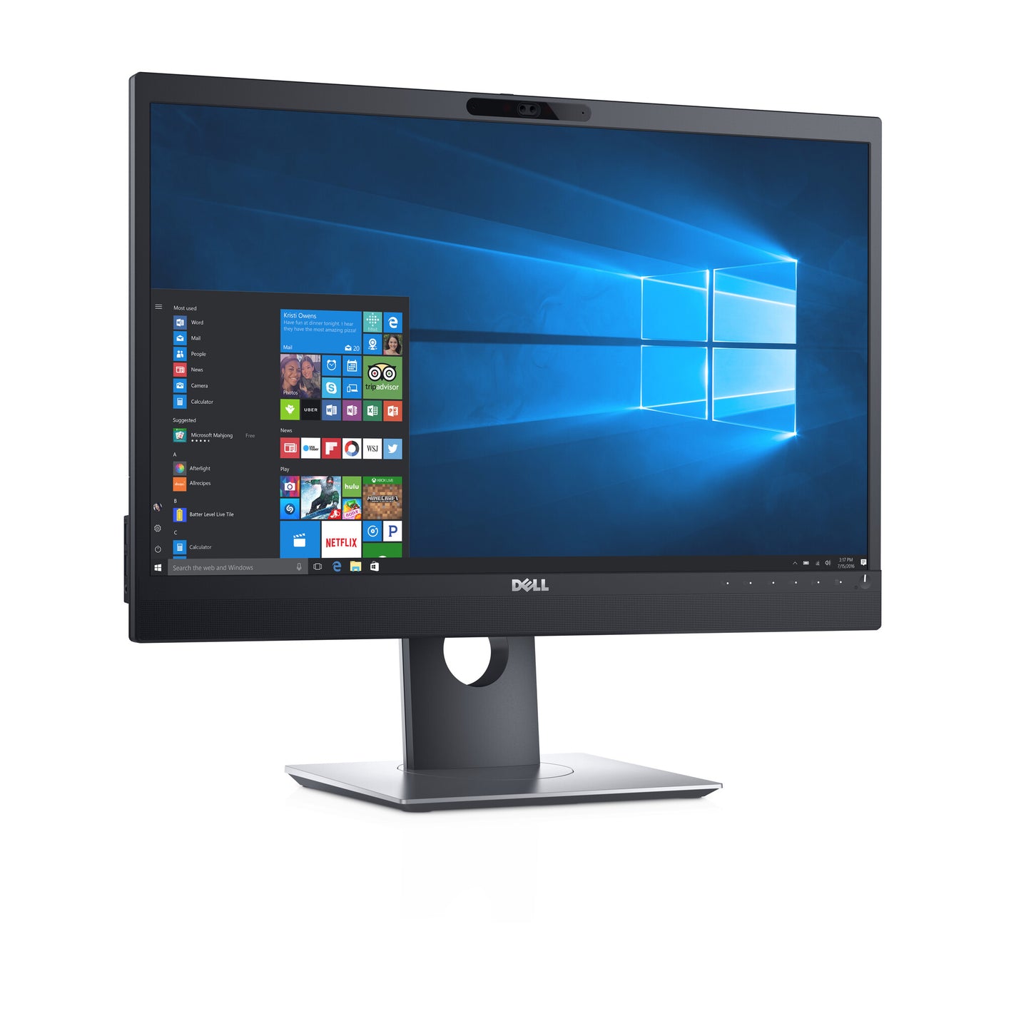 DELL P2418HZm LED display 61 cm (24") 1920 x 1080 pixels Full HD LCD Black