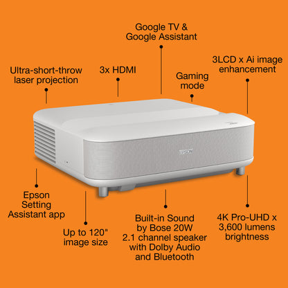 Epson Lifestudio Grand — EH-LS670W Diamond White
