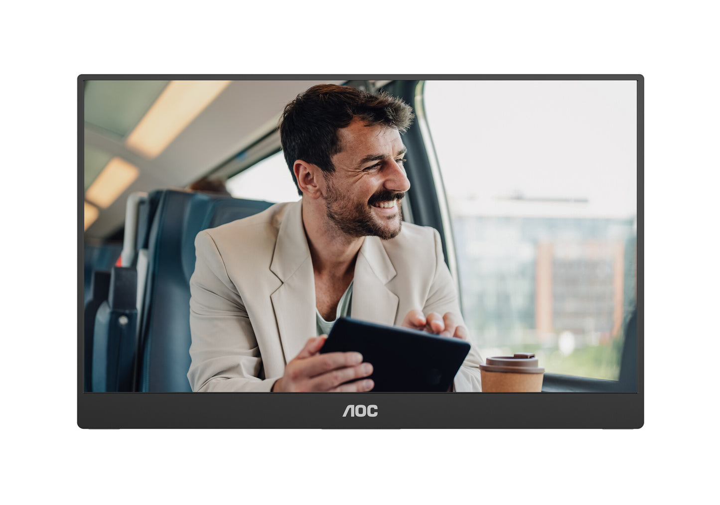 AOC 16T20E2 portable TV/monitor Portable monitor Black 39.6 cm (15.6") LED 1920 x 1080 pixels