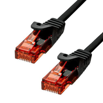 ProXtend CAT6 U/UTP CU LSZH Ethernet Cable Black 25CM