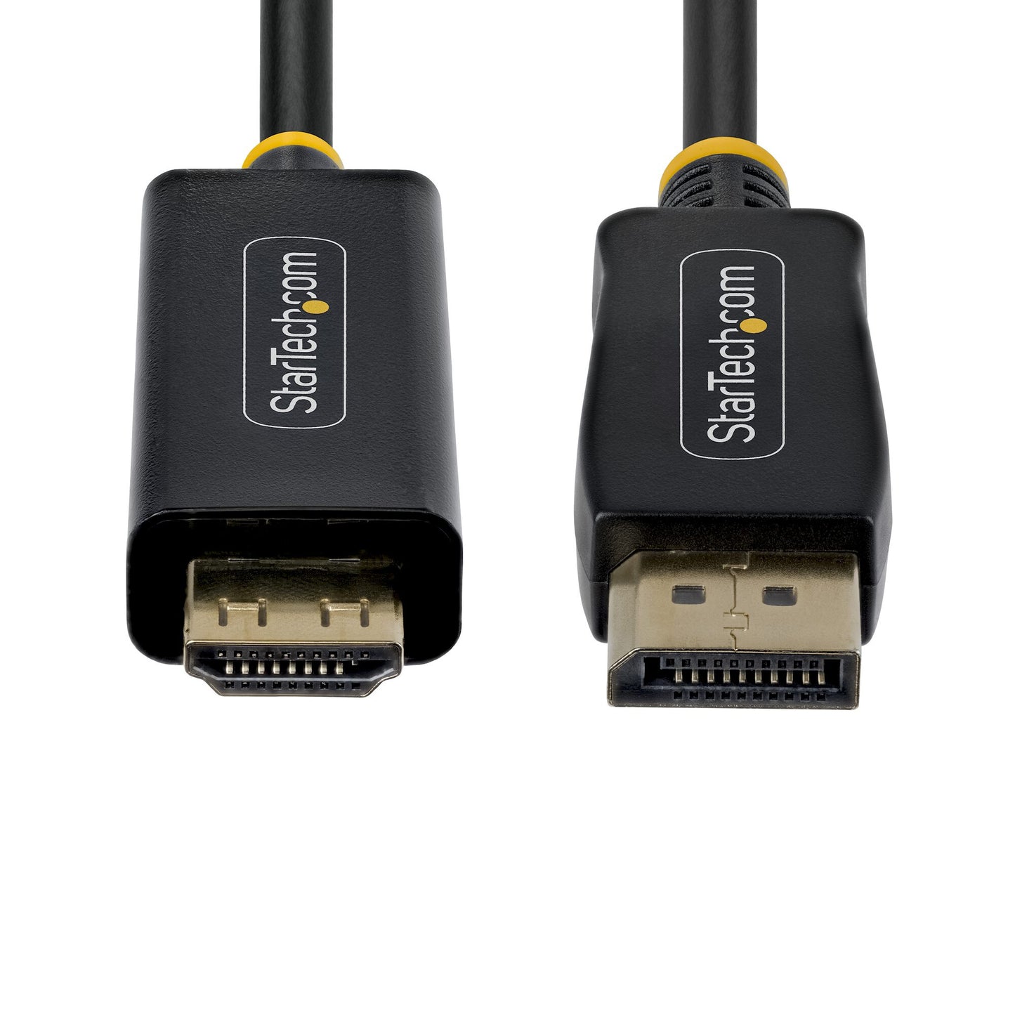 StarTech.com 3m DisplayPort to HDMI Adapter Cable with Gripping Connectors, 4K 60Hz, HDR, Uni-Directional DP to HDMI Video Converter, DP Desktop to HDMI Monitor