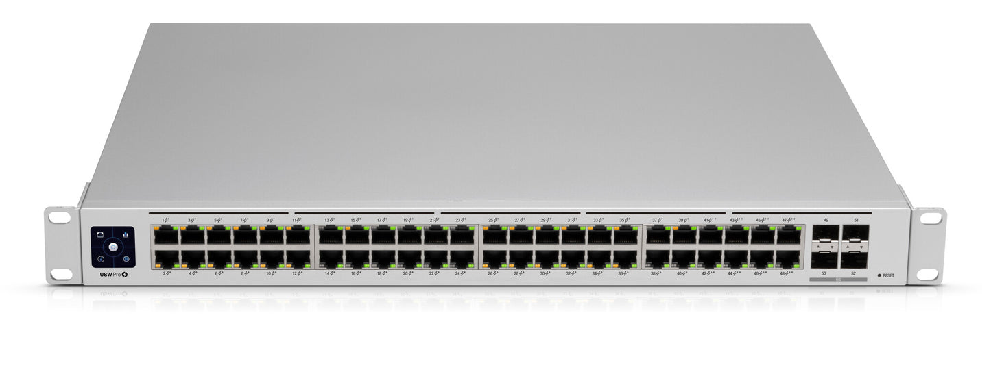 Ubiquiti UniFi Pro 48 PoE Managed L2/L3 Gigabit Ethernet (10/100/1000) Power over Ethernet (PoE) 1U Silver