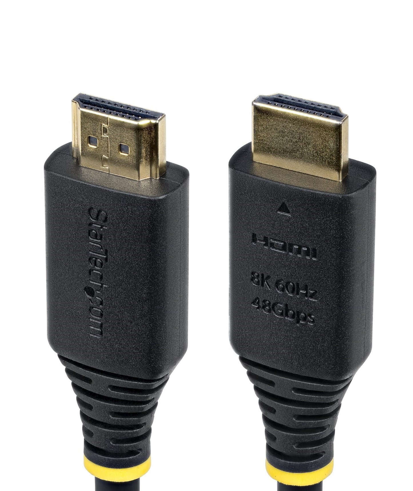 StarTech.com 50cm (1.6ft) Certified Ultra High Speed HDMI Cable, 8K 60Hz/4K 120Hz, HDMI 2.1 Cable with HDR10+ / eARC, 48Gbps, 8K HDMI Cord for Monitor/TV/Display, Flexible TPE Jacket