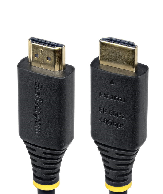 StarTech.com 4m (13ft) Certified Ultra High Speed HDMI Cable, 8K 60Hz/4K 120Hz, HDMI 2.1 Cable with HDR10+ / eARC, 48Gbps, 8K HDMI Cord for Monitor/TV/Display, Flexible TPE Jacket