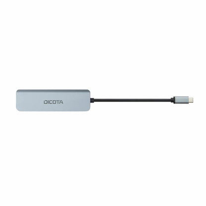 DICOTA D32060 laptop dock/port replicator USB Type-C Silver