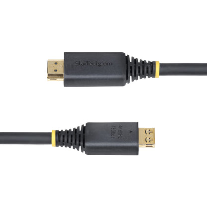 StarTech.com 15ft (4.5m) High Speed HDMI Cable with Gripping Connectors, 4K 60Hz/1440p 144Hz, HDR10/HDCP 2.2/ARC, 18Gbps, UHD HDMI 2.0 Cord for TV/Monitor/Display, TPE Jacket