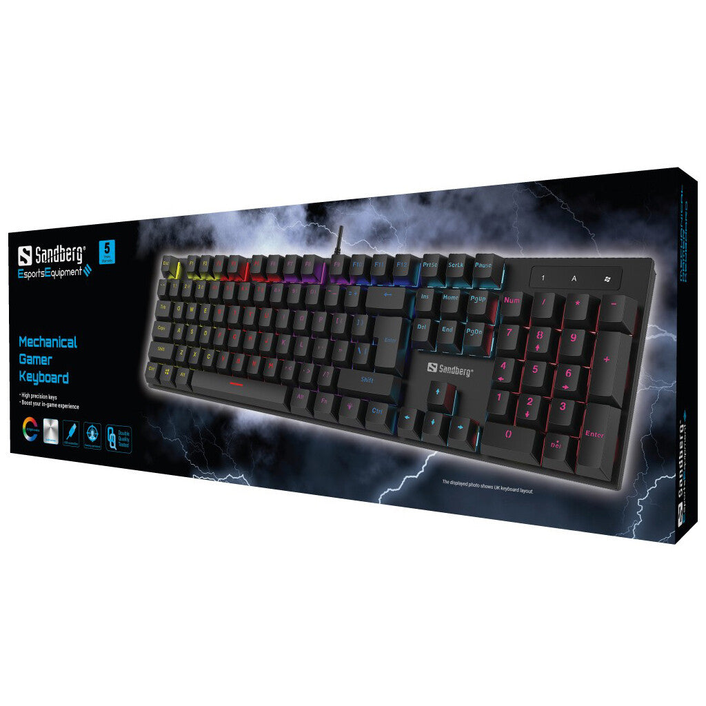 Sandberg Mechanical Gamer Keyboard NORDIC