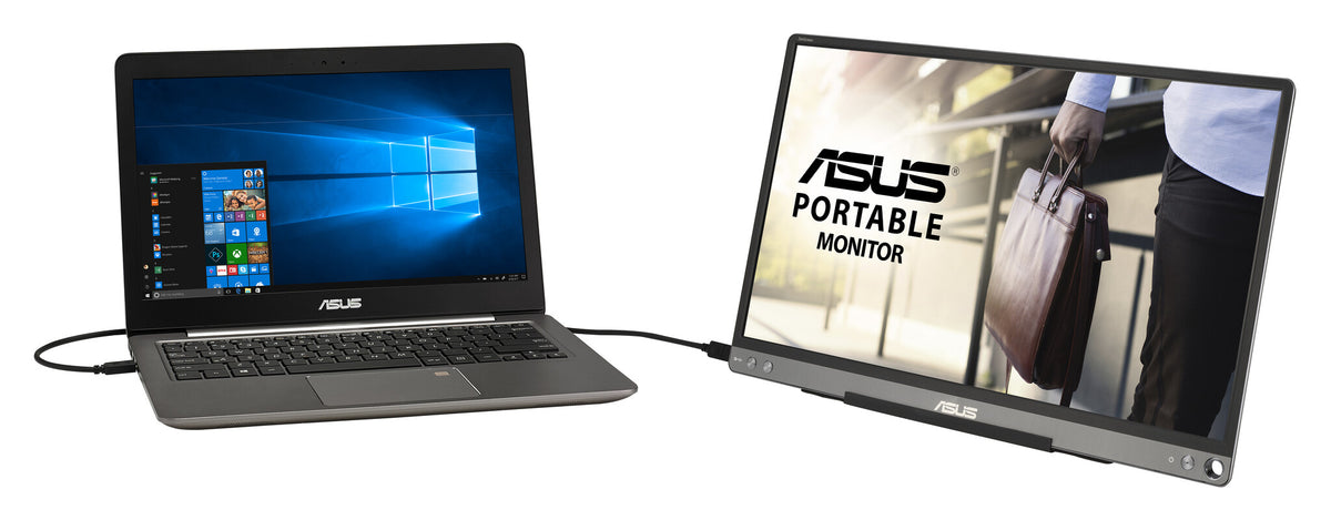 ASUS ZenScreen MB16ACE computer monitor 39.6 cm (15.6") 1920 x 1080 pixels Full HD LED Grey