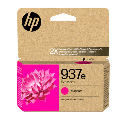 HP 937e EvoMore Magenta Original Ink Cartridge