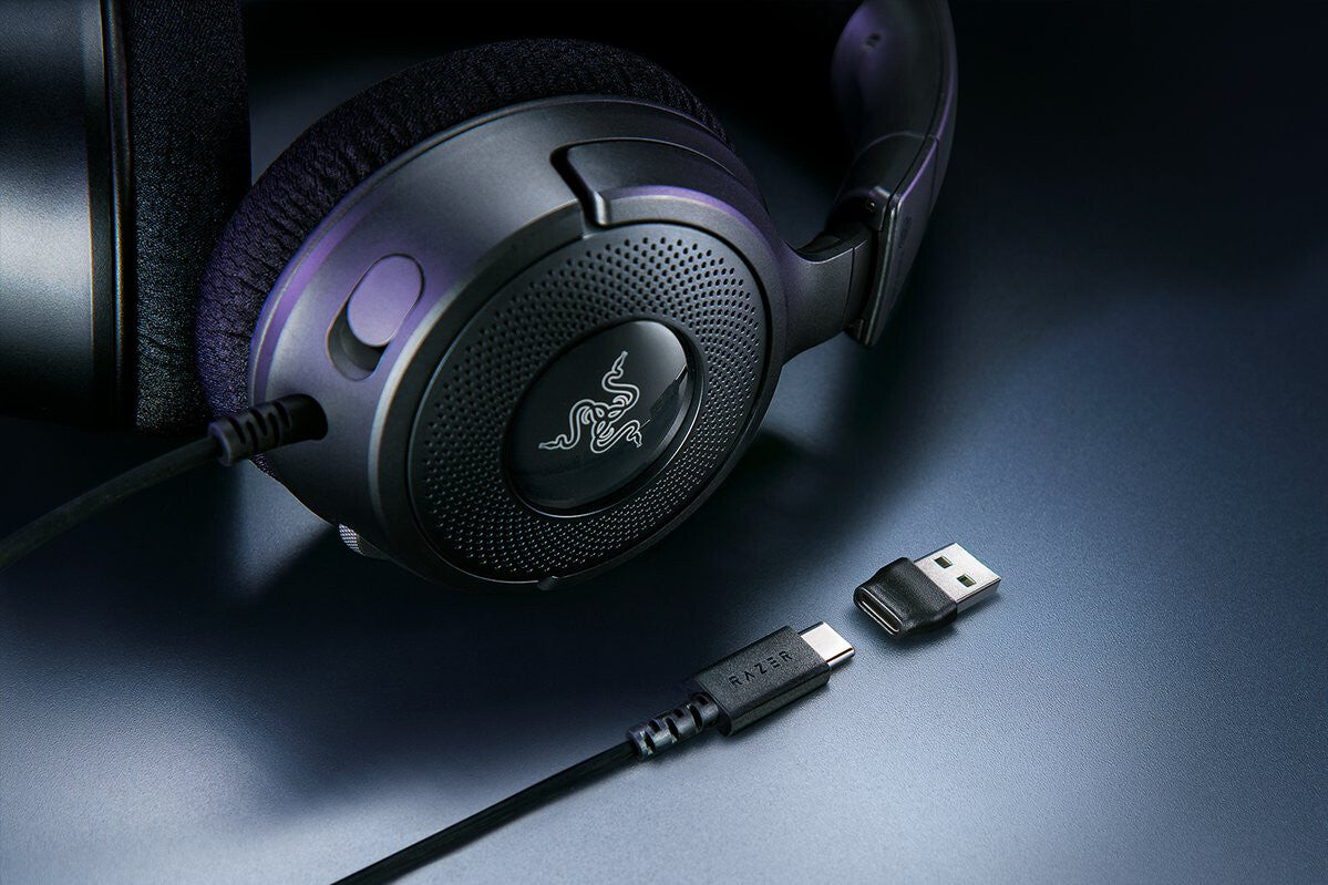 Razer Kraken V4 X Headset Wired Head-band Gaming USB Type-C / USB Type-A Black