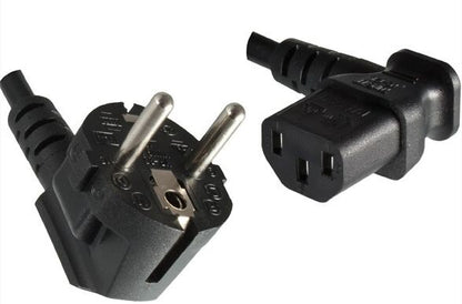 Microconnect PE010518L power cable Black 1.8 m Power plug type E+F C13 coupler
