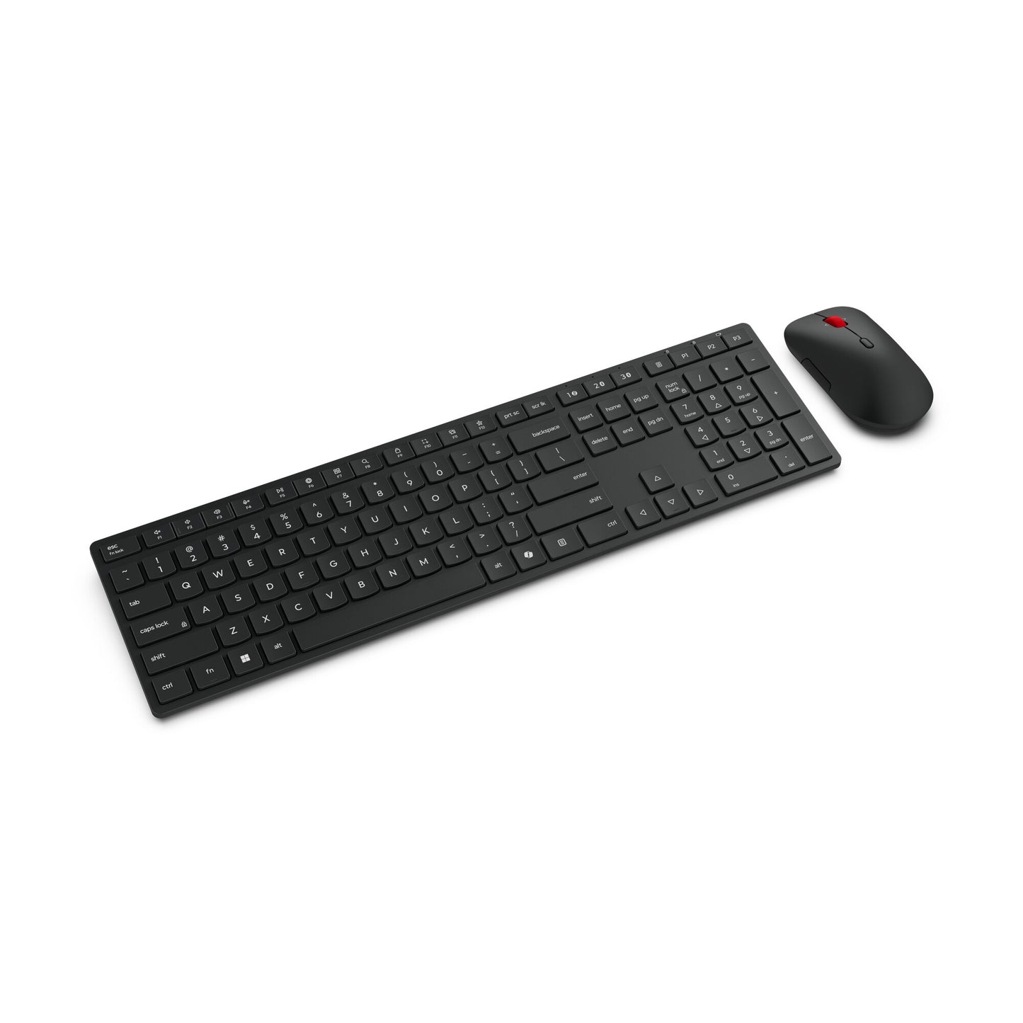 Lenovo 4X31S04814 keyboard Mouse included Office RF Wireless + Bluetooth German Black
