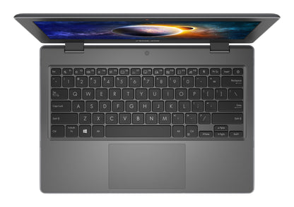 ASUS BR1100C-C81XA Intel® Celeron® N N4500 Laptop 29.5 cm (11.6") HD 8 GB DDR4-SDRAM 128 GB eMMC Wi-Fi 6 (802.11ax) Windows 11 Pro Education Grey