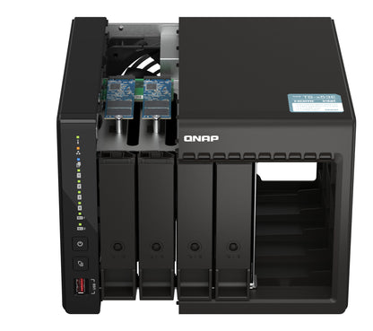 QNAP TS-453E NAS Tower Intel® Celeron® J6412 8 GB 0 TB QNAP QTS Black