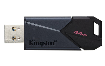 Kingston Technology DataTraveler 64GB Portable USB 3.2 Gen 1 Exodia Onyx