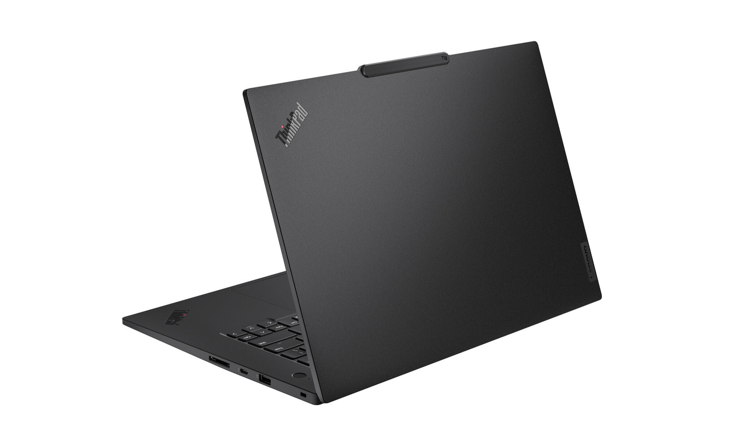 Lenovo ThinkPad T1g Gen 8 Copilot+ PC Intel Core Ultra 9 285H Laptop 40.6 cm (16") WUXGA 64 GB LPDDR5x-SDRAM 2 TB SSD NVIDIA GeForce RTX 5070 Wi-Fi 7 (802.11be) Windows 11 Pro UK English Black