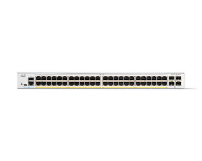 Cisco Catalyst 1300-48FP-4X Managed Switch, 48 Port GE, Full PoE, 4x10GE SFP+, Limited Lifetime Protection (C1300-48FP-4X)