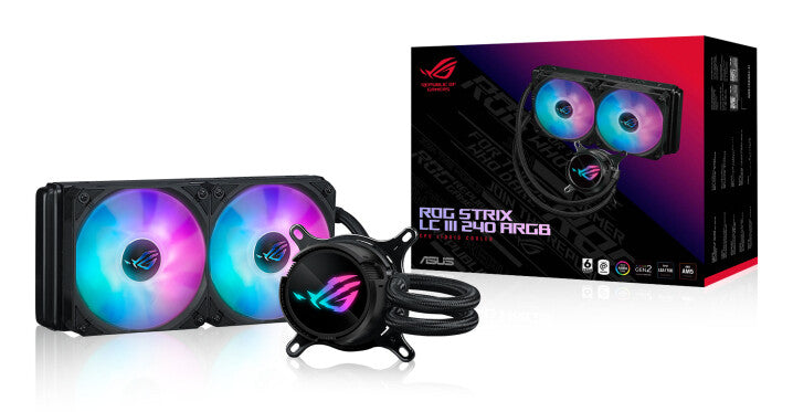 ASUS ROG Strix LC III 240 ARGB Processor All-in-one liquid cooler 12 cm Black
