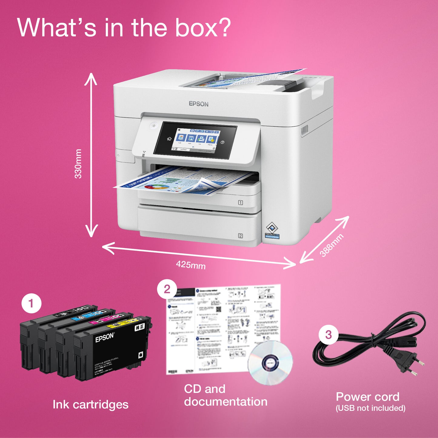 Epson WorkForce Pro WF-C4810DTWF Printer